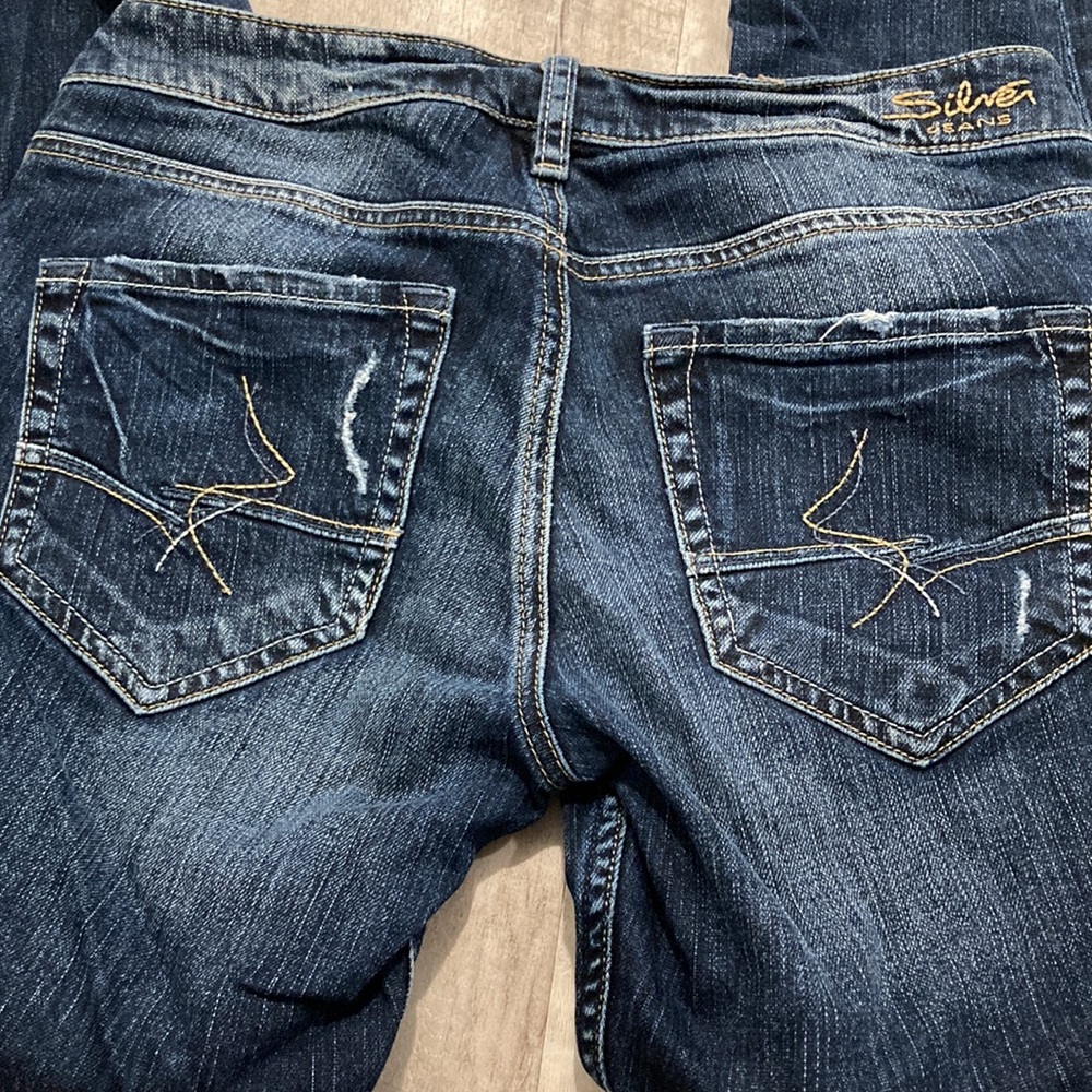 Sam Ankle Silver Jeans 27x30